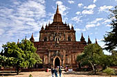 Bagan Myanmar. Sulamani temple. The main entrance. 